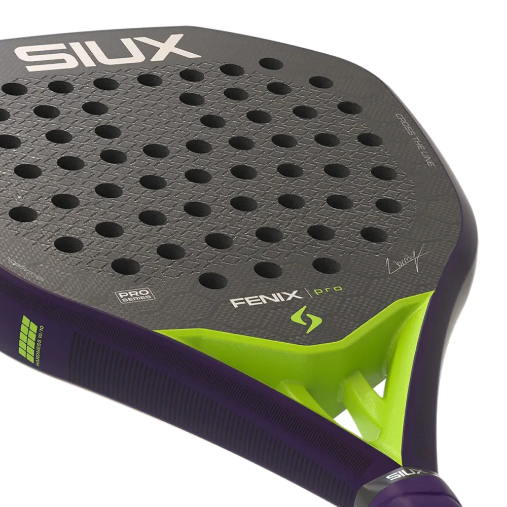 Siux Fenix Pro 2026 Morado resplandeciente – Pala de pádel de diamante para potencia - imagen 4