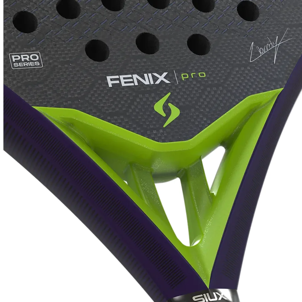 Siux Fenix Pro 2026 Morado resplandeciente – Pala de pádel de diamante para potencia - imagen 5