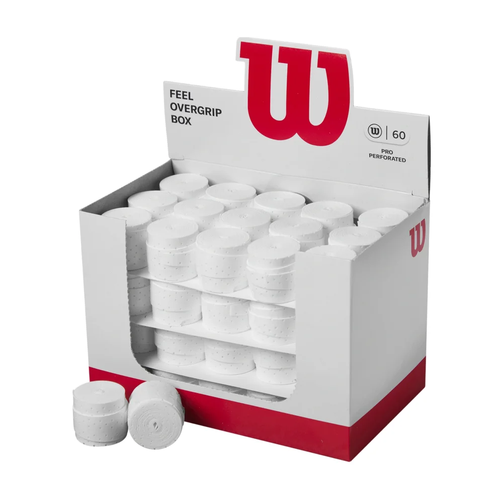Wilson Pro Perforated Overgrips Blanco - Pack de 60 - imagen 1