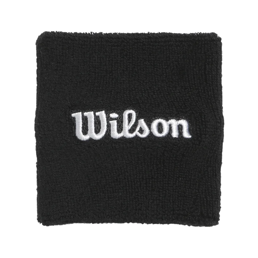 Wilson Muñequera Negra — Control del sudor de grado profesional - imagen 1