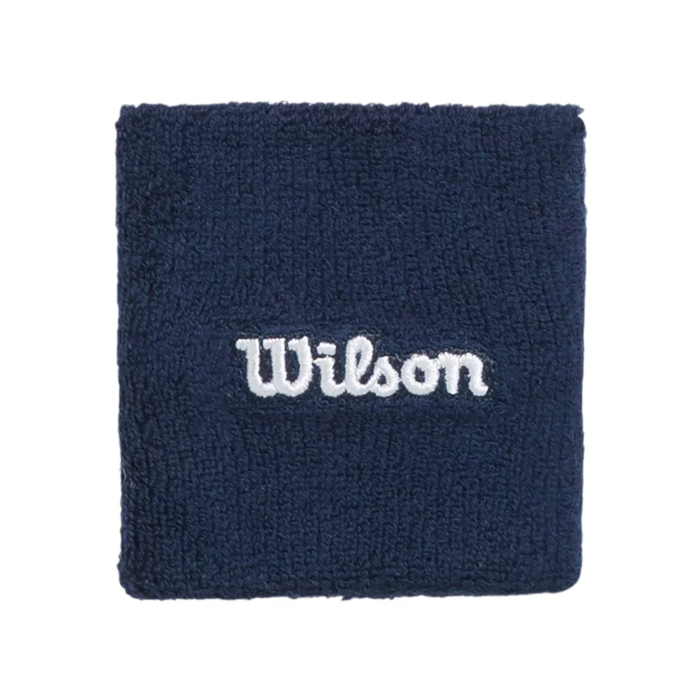 Wilson Muñequera Classic Azul Marino — Muñequera de tenis de alta absorción - imagen 1