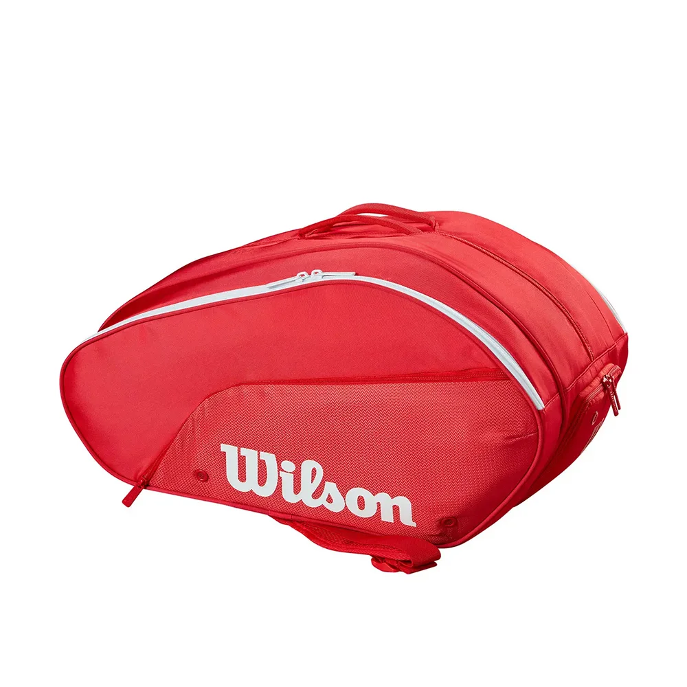 Wilson Tour Rojo 2025 — bolsa de pádel roja con Thermoguard y diseño deportivo moderno - imagen 2