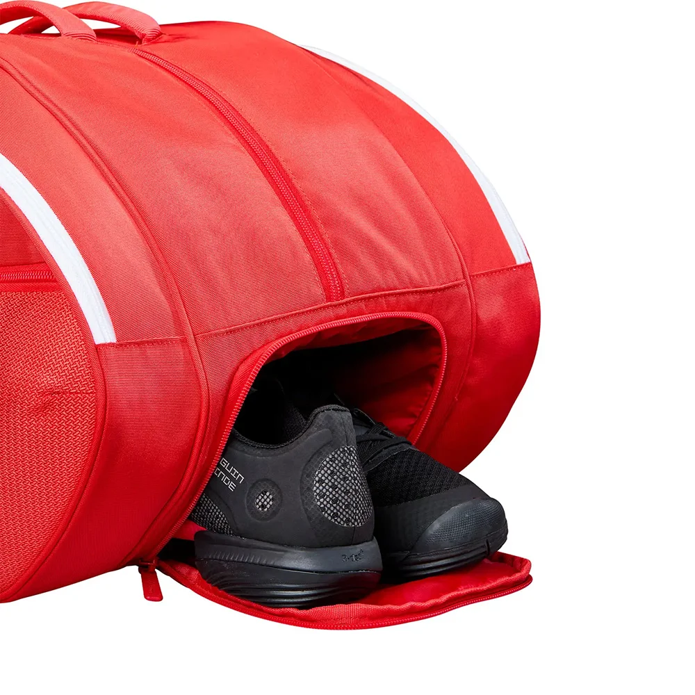Wilson Tour Rojo 2025 — bolsa de pádel roja con Thermoguard y diseño deportivo moderno - imagen 4