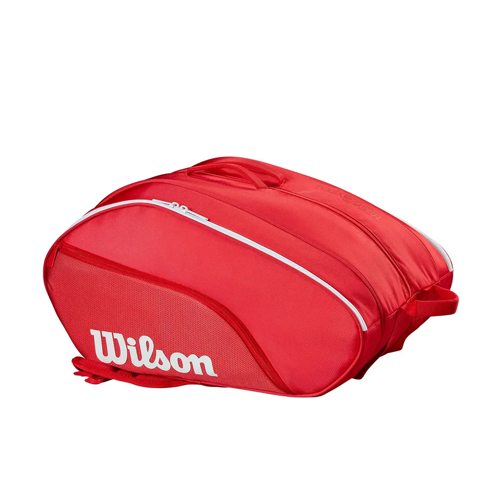 Wilson Tour Rojo 2025 — bolsa de pádel roja con Thermoguard y diseño deportivo moderno - imagen 1