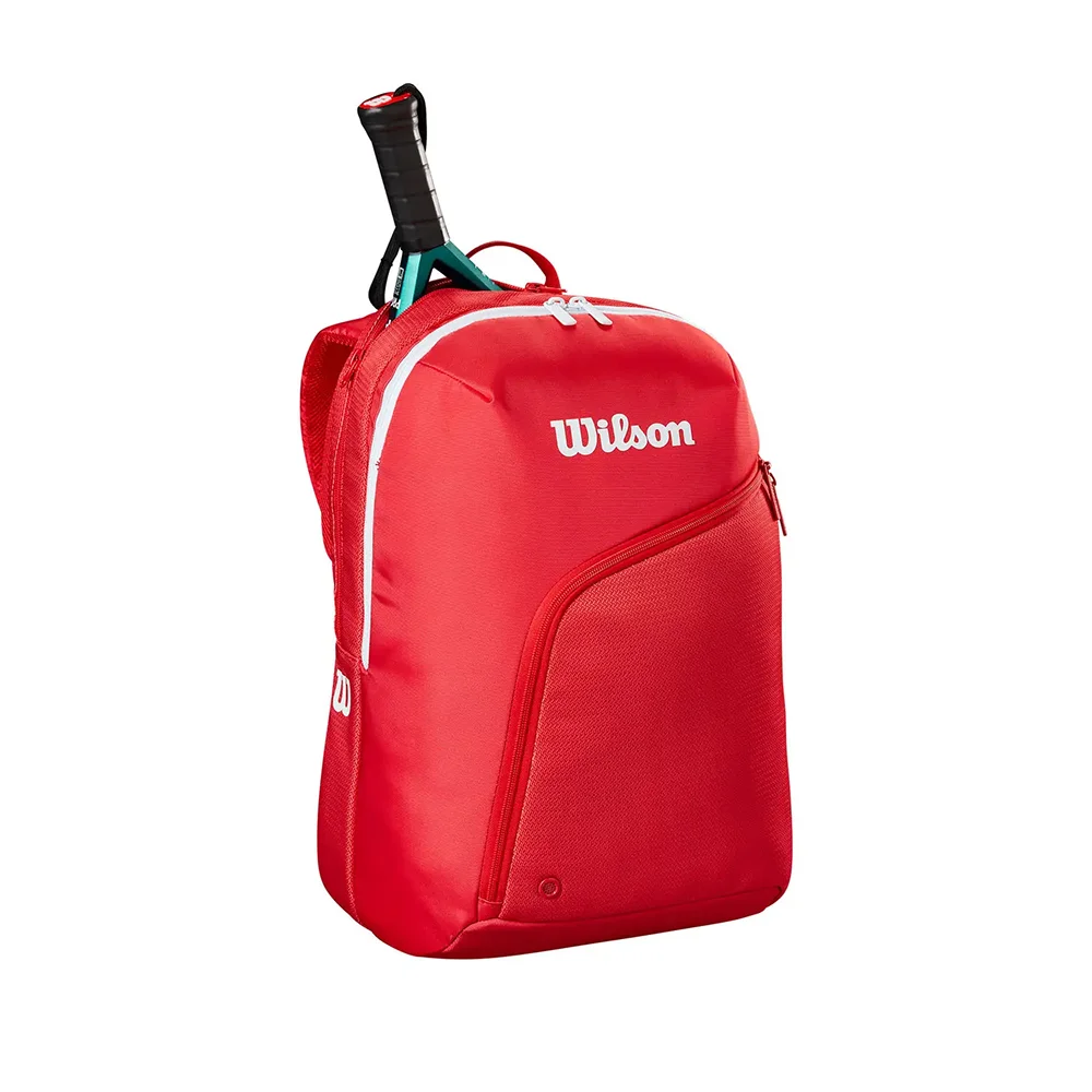 Wilson Tour Rojo — mochila roja de pádel con compartimentos para zapatillas y portátil - imagen 5