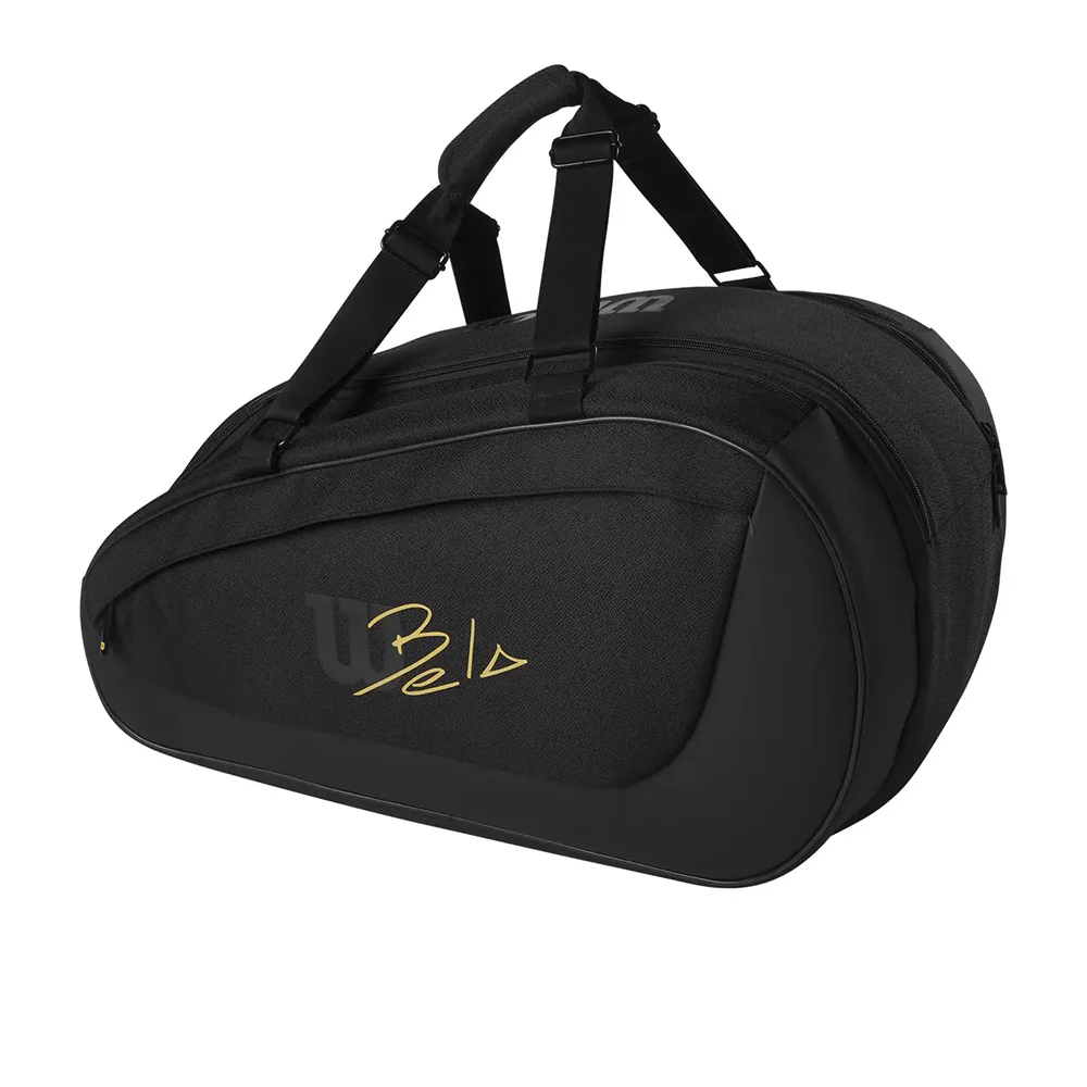 Wilson Bela Super Tour negro oro — bolsa de pádel premium con protección Thermoguard y diseño elegante - imagen 2