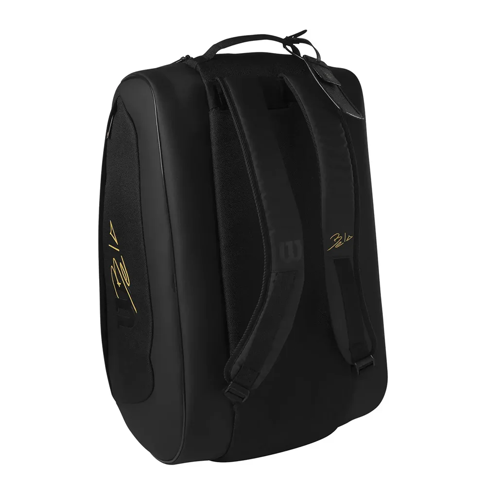 Wilson Bela Super Tour negro oro — bolsa de pádel premium con protección Thermoguard y diseño elegante - imagen 3