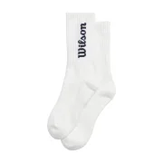 Wilson Calcetín Crew Logo Blanco Azul Marino