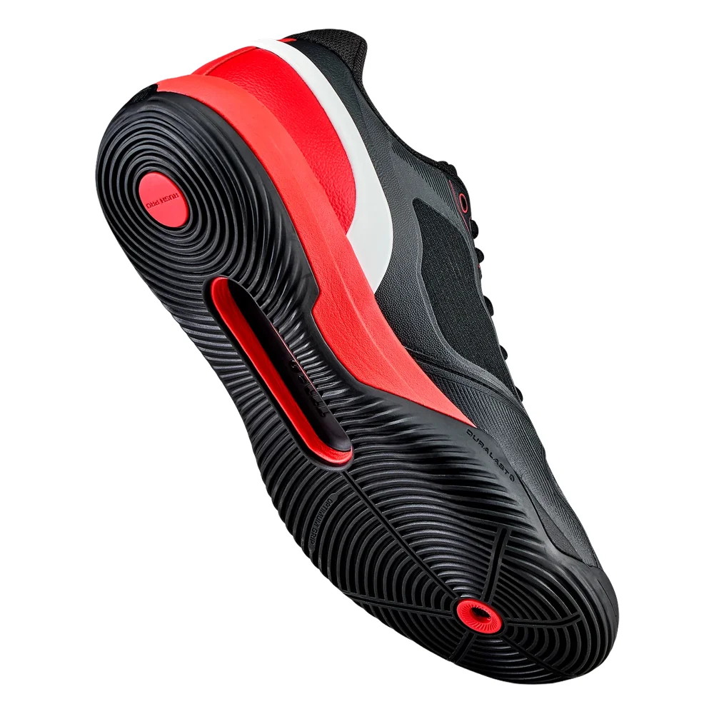 Wilson Rush Pro 5 Padel Hombre Negro Rojo — Estabilidad de Élite y Potencia - imagen 3