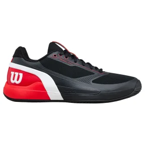 Wilson Rush Pro 5 Padel Hombre Negro Rojo