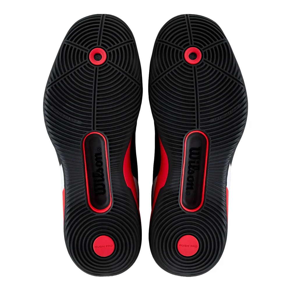 Wilson Rush Pro 5 Padel Hombre Negro Rojo — Estabilidad de Élite y Potencia - imagen 4