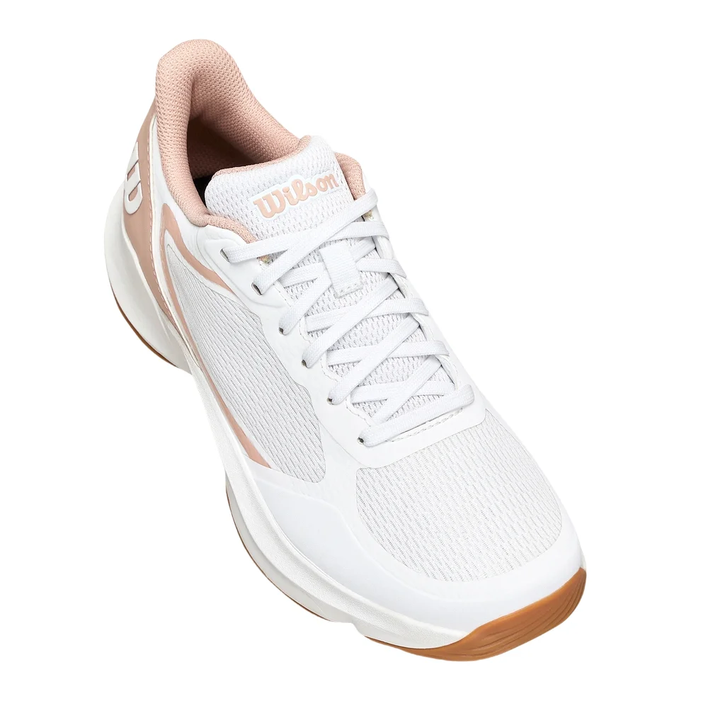 Wilson Hurakn Lite Mujer Blanco Rosa — Zapatillas de Pádel Ultraligeras - imagen 6