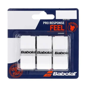 Babolat Pro Response Feel 3x overgrip Blanco