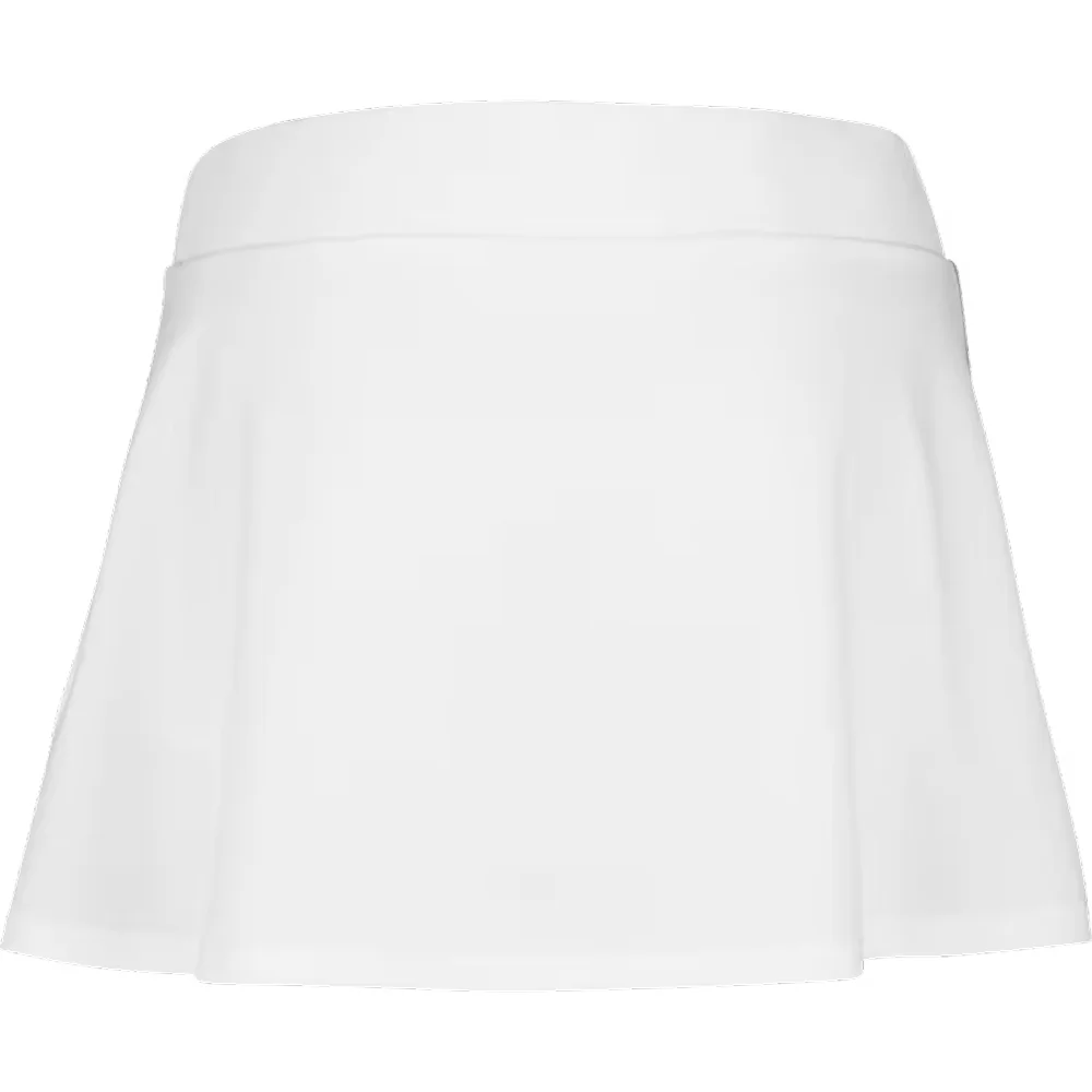 Babolat Play mujer Falda Blanco Naranja Talla M – Falda de tenis y pádel con corte en A - imagen 3