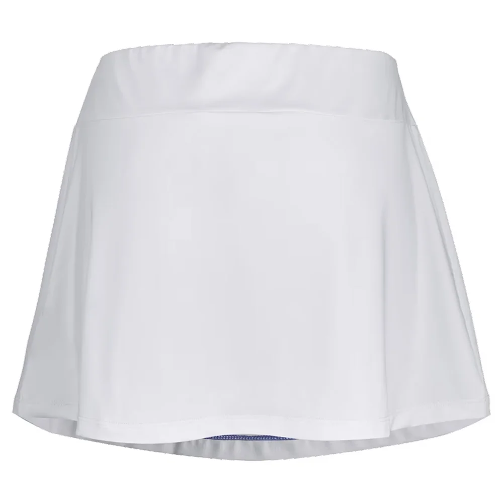 Babolat Play Mujer Falda Blanco – Falda de pádel ligera con shorts interiores - imagen 3
