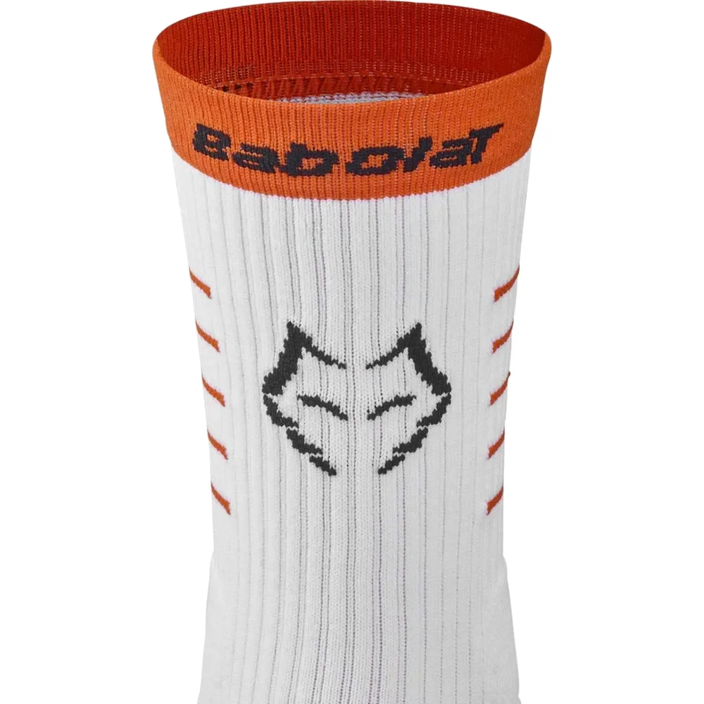 Calcetines de pádel Juan Lebron Blancos — modelo de rendimiento hasta media pantorrilla - imagen 2