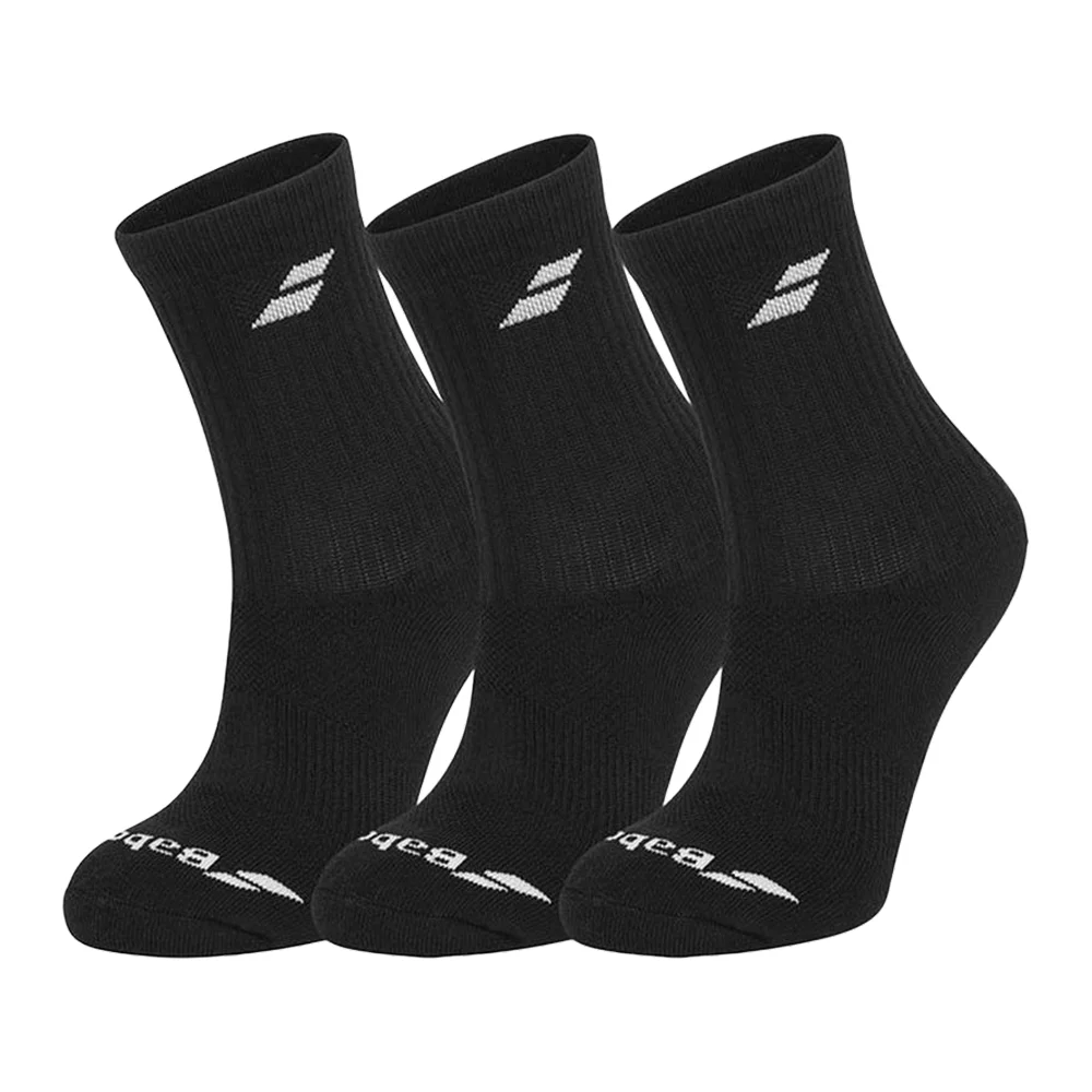 Babolat Calcetines Unisex Negro x3 – Comodidad, ventilación y mayor durabilidad - imagen 1