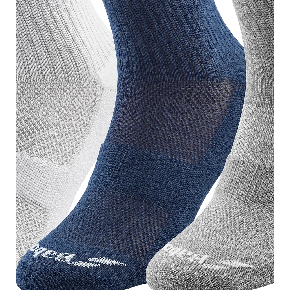 Babolat Pack de 3 pares de calcetines unisex — Confort y soporte en la pista - imagen 2
