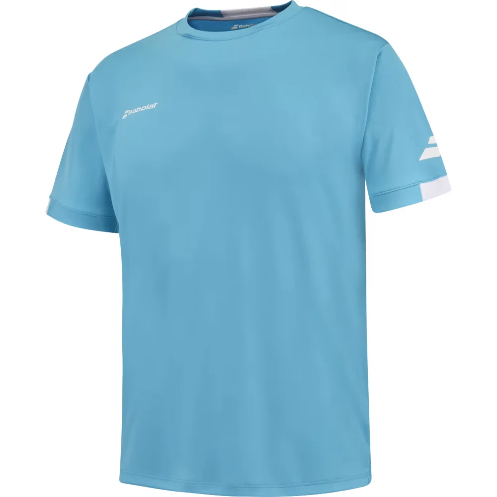 Babolat Play CN Camiseta Azul Cian — comodidad de alto rendimiento de secado rápido - imagen 2