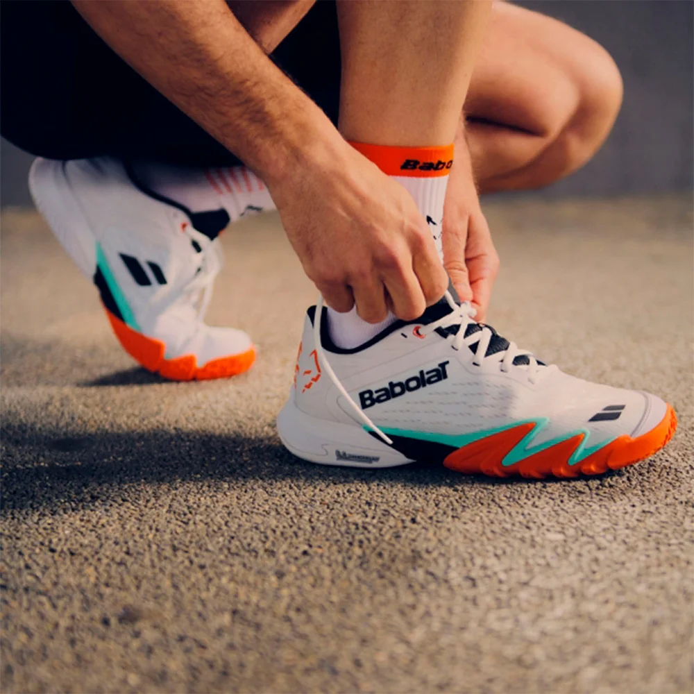 Babolat Jet Premura 3 Juan Lebron Hombre Blanco Naranja - imagen 6