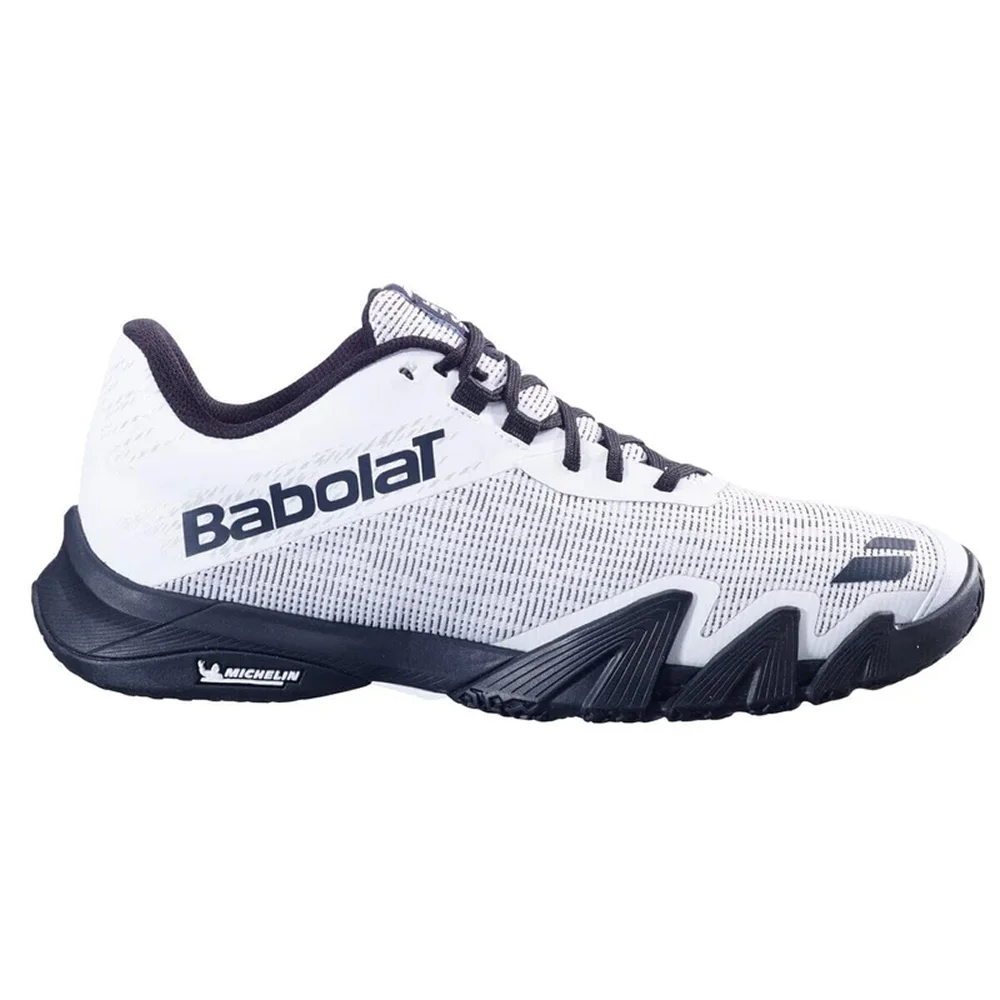 Babolat Jet Viva Hombre Blanco Negro – Zapatillas de pádel ligeras y dinámicas - imagen 1