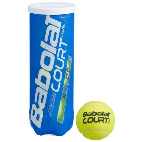Babolat Court X3 Pelotas de Pádel – Pack de 3 (Pelotas Oficiales de Partido)